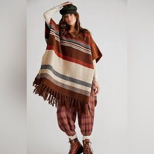 NWT - Free‎ People - Leslie Poncho